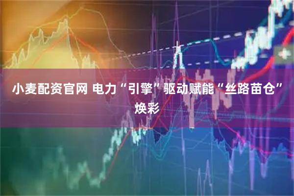 小麦配资官网 电力“引擎”驱动　赋能“丝路苗仓”焕彩